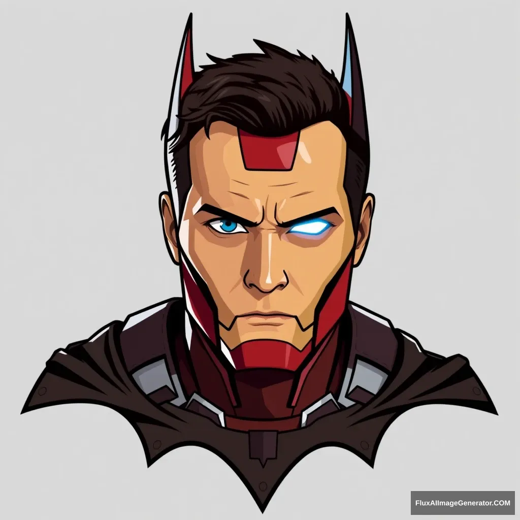 Imagine the famous Ironman actor as Batman.