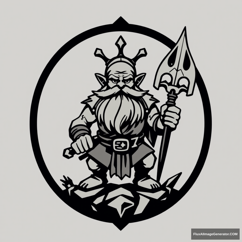 The emblem of dwarf slayers yogi.