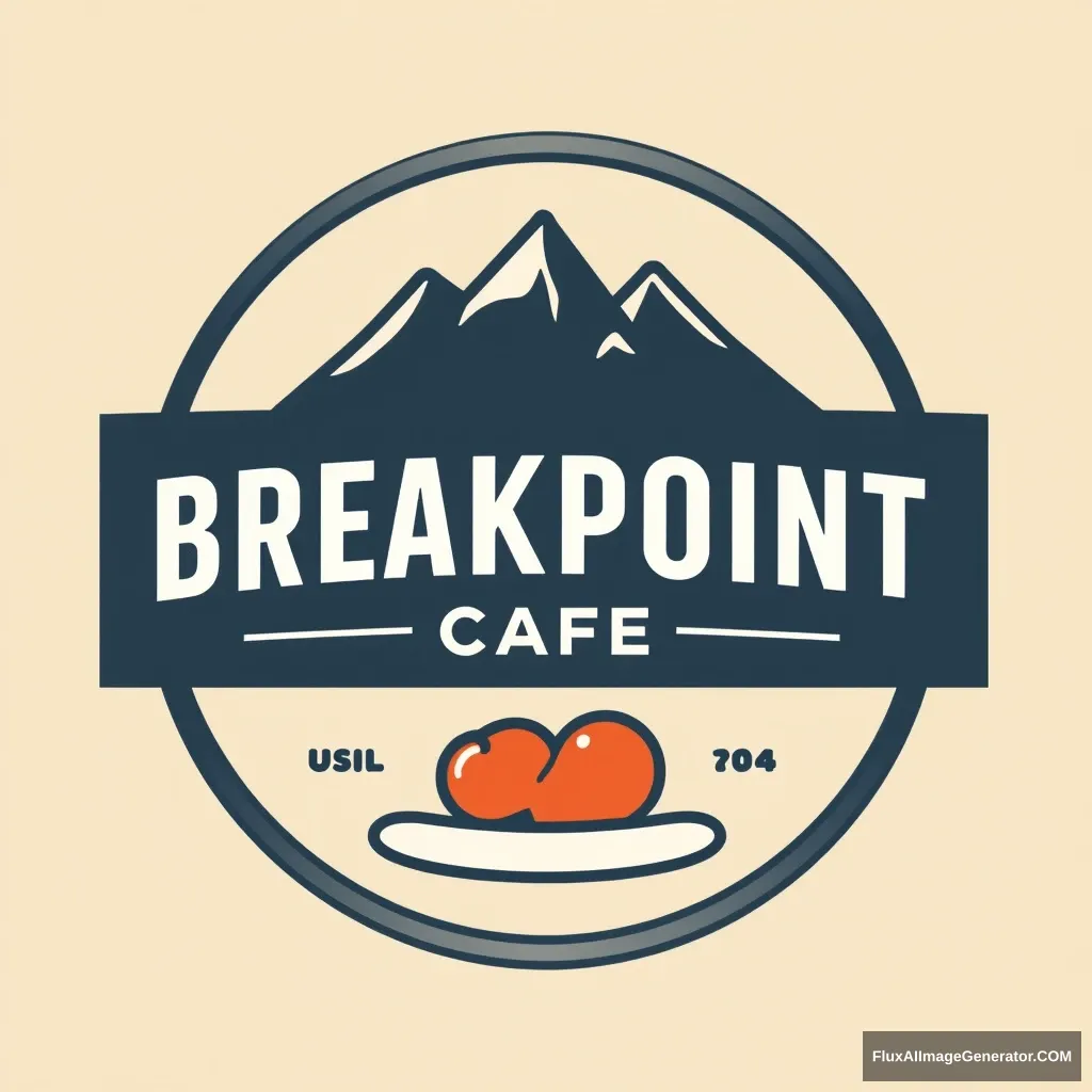 "Please create a logo for Breakpoint Cafe."