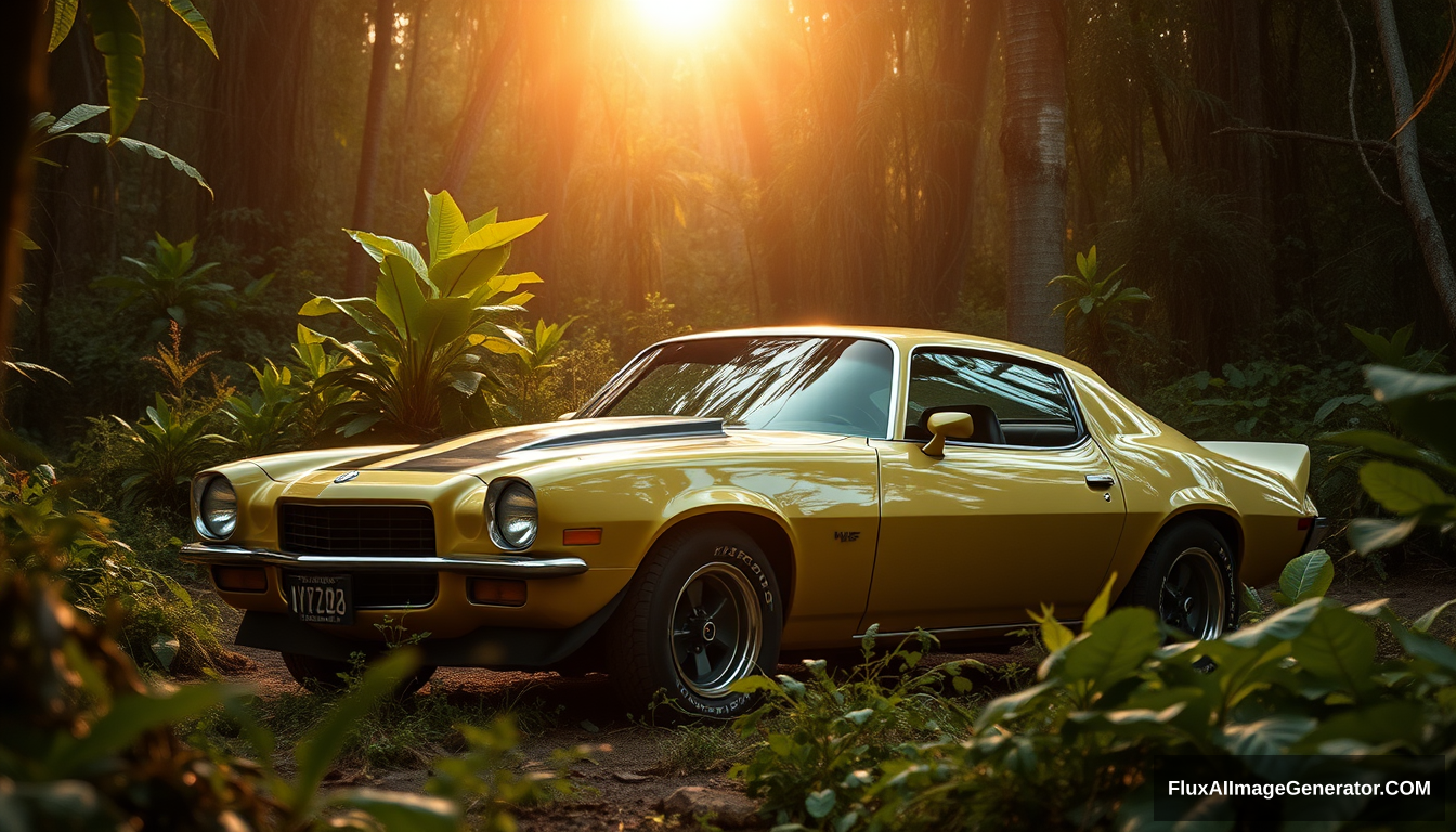 1972 Camaro in the jungle - Image