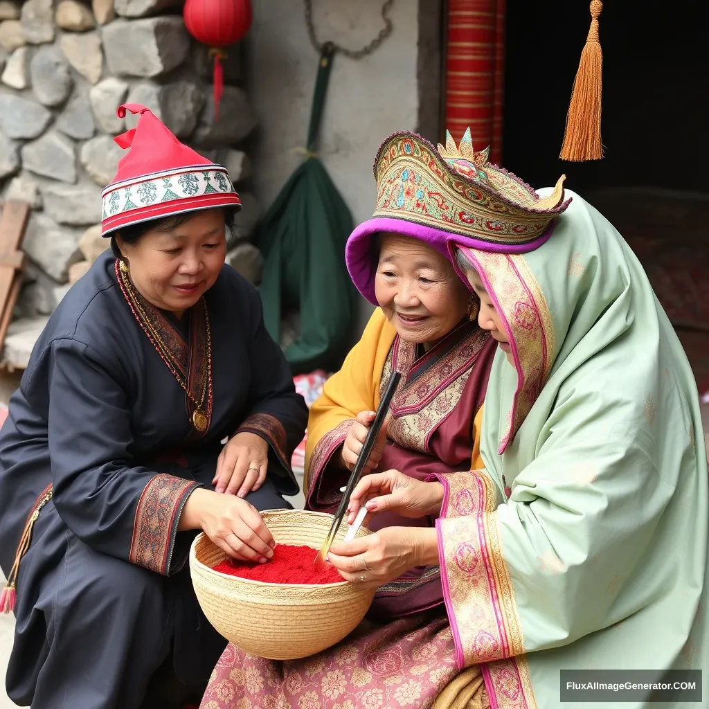 In China, many villagers are busy preparing for the annual "King and Queen Granny Return to Their Parental Home" cultural festival.