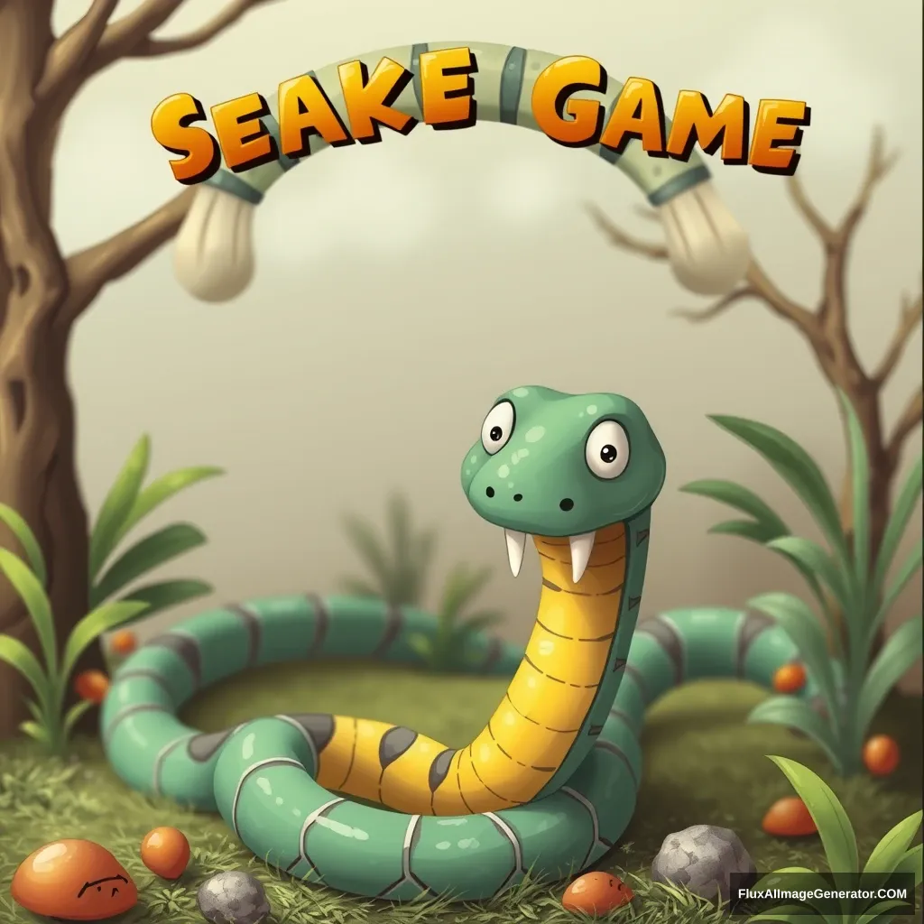 A greedy snake game