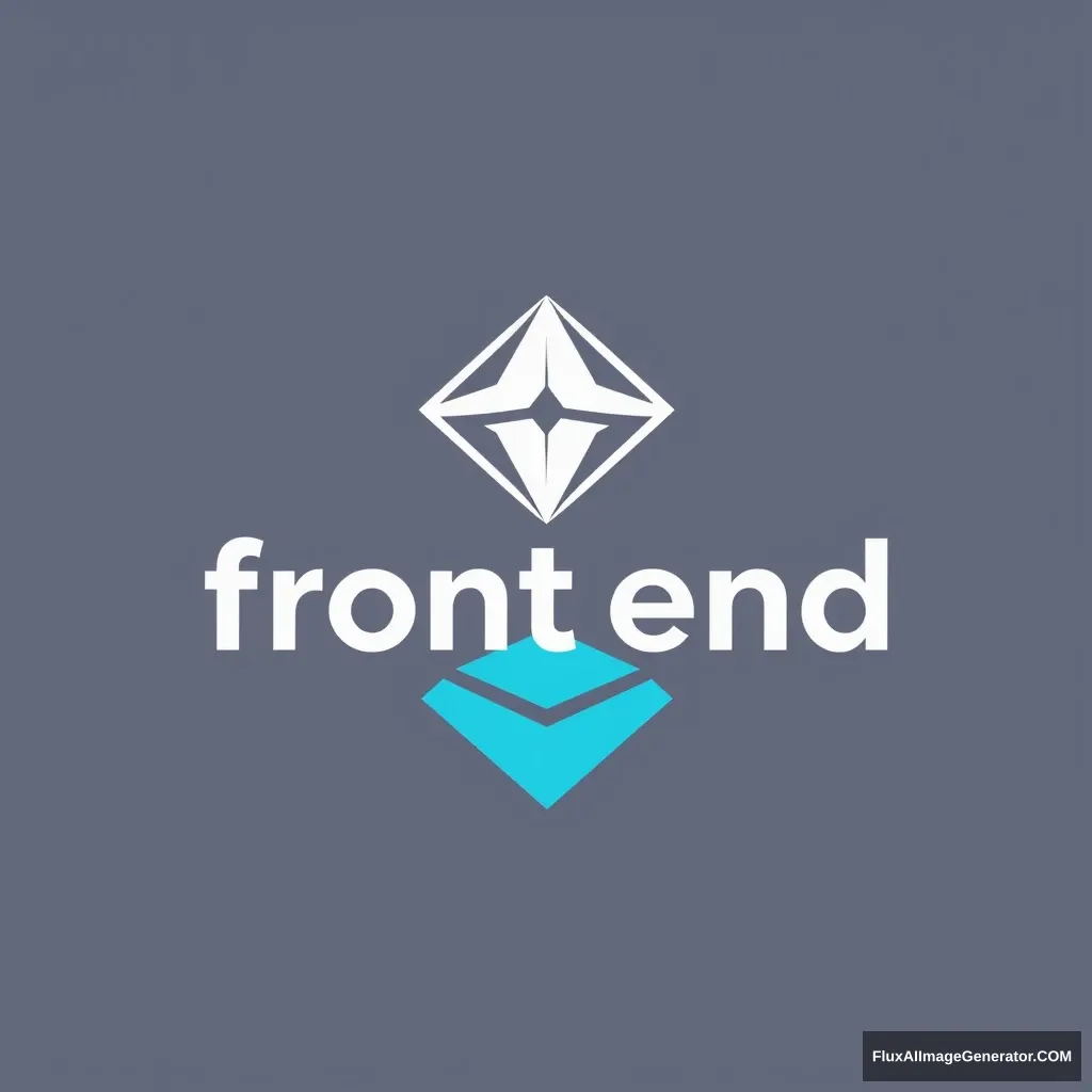 create logo of <frontend dev team1> we are 8 members of developers make it simple!!!! creative!! - Image