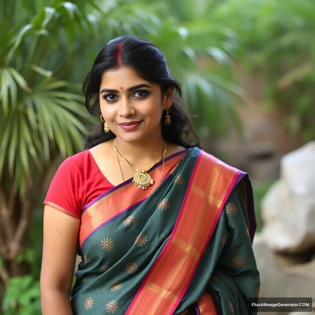 Woman in saree - Image