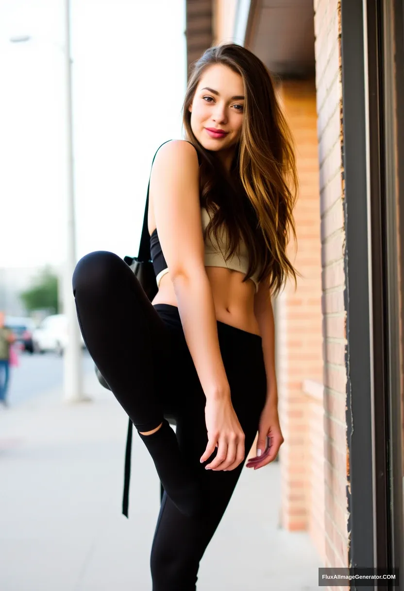 Black leggings - Image