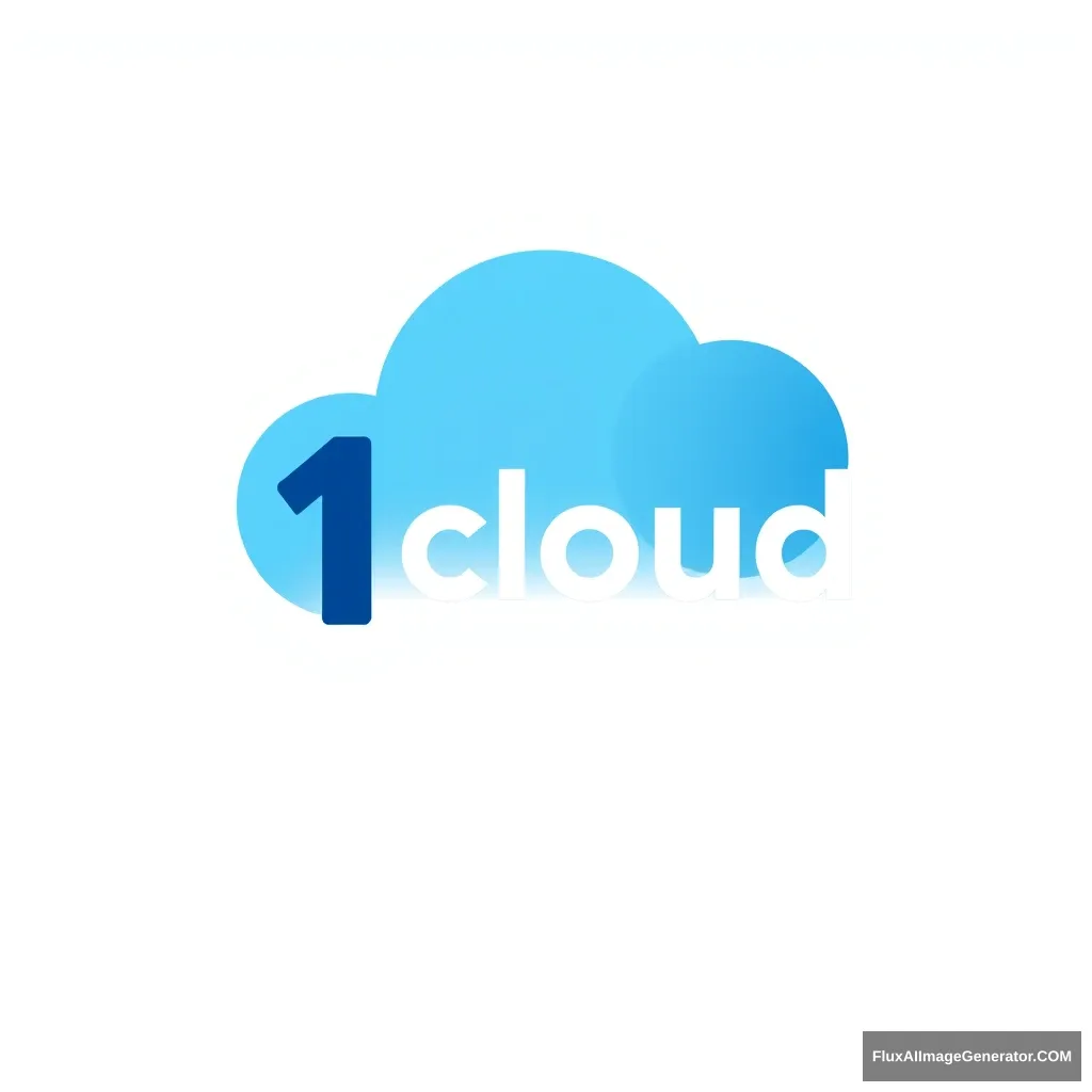 "Design a logo for 1cloud, which provides one-stop cloud services. The logo should be simpler and better express the idea of solving all cloud service needs at once. More designs."