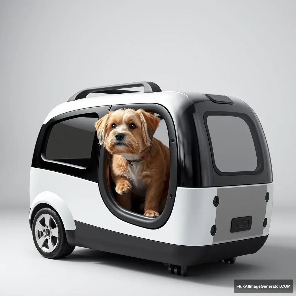 Product design for a dog car. - Image