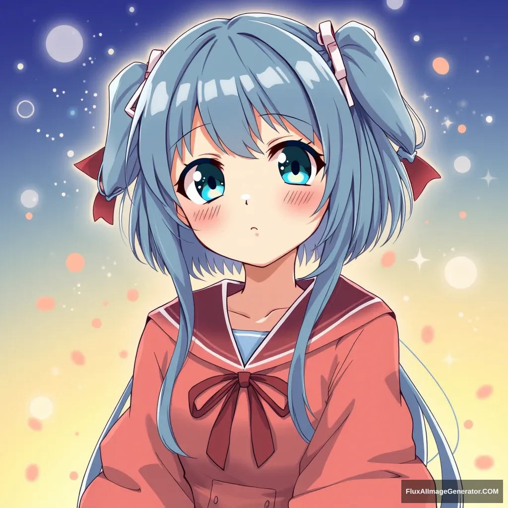 cute anime girl - Image