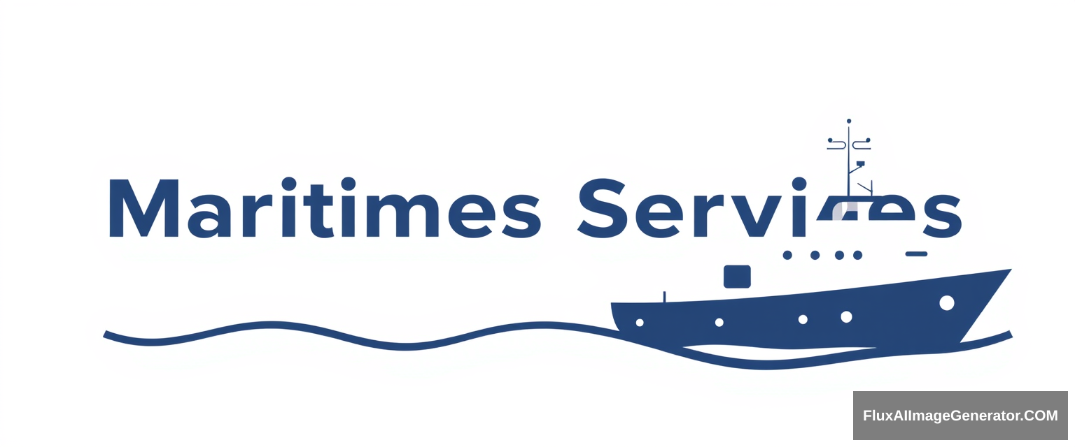 "Maritime services logo for everyone"