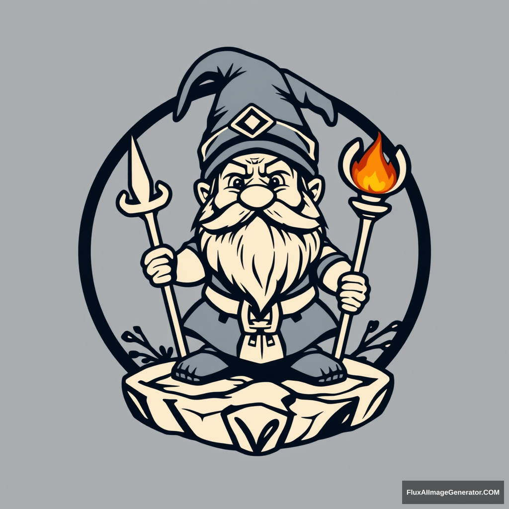 Emblem yogi dwarf - Image