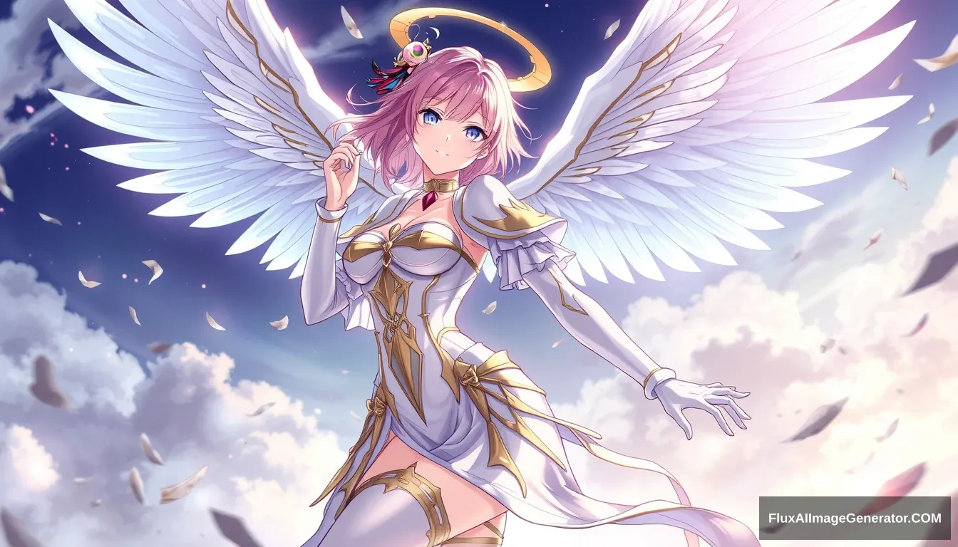 "Female Anime Archangel Aser"