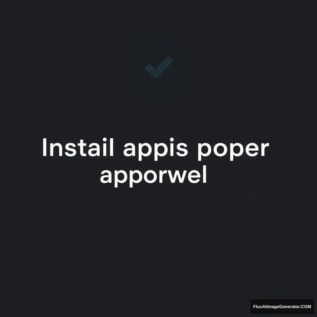 'Install applications without proper approval'