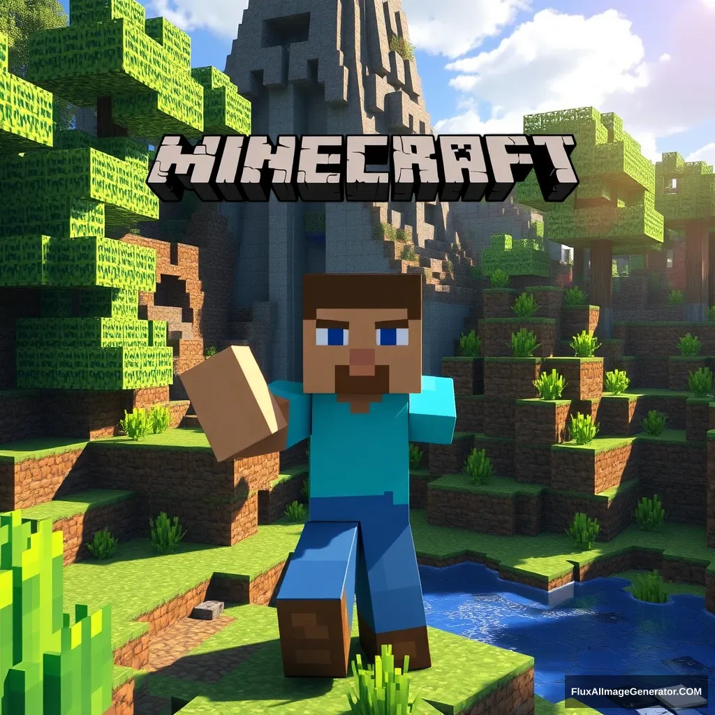 'minecraft, real, 4k, real voice'