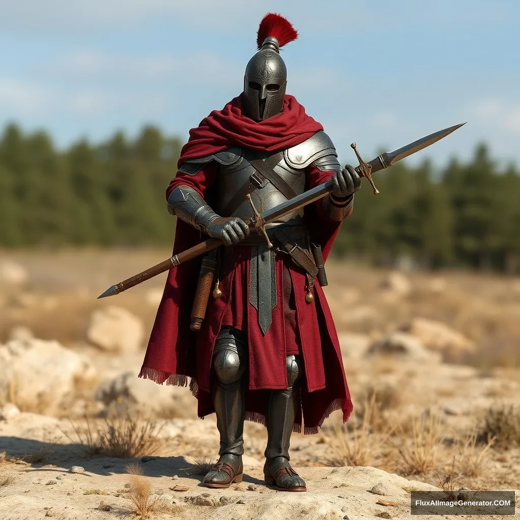 medieval soldier full body