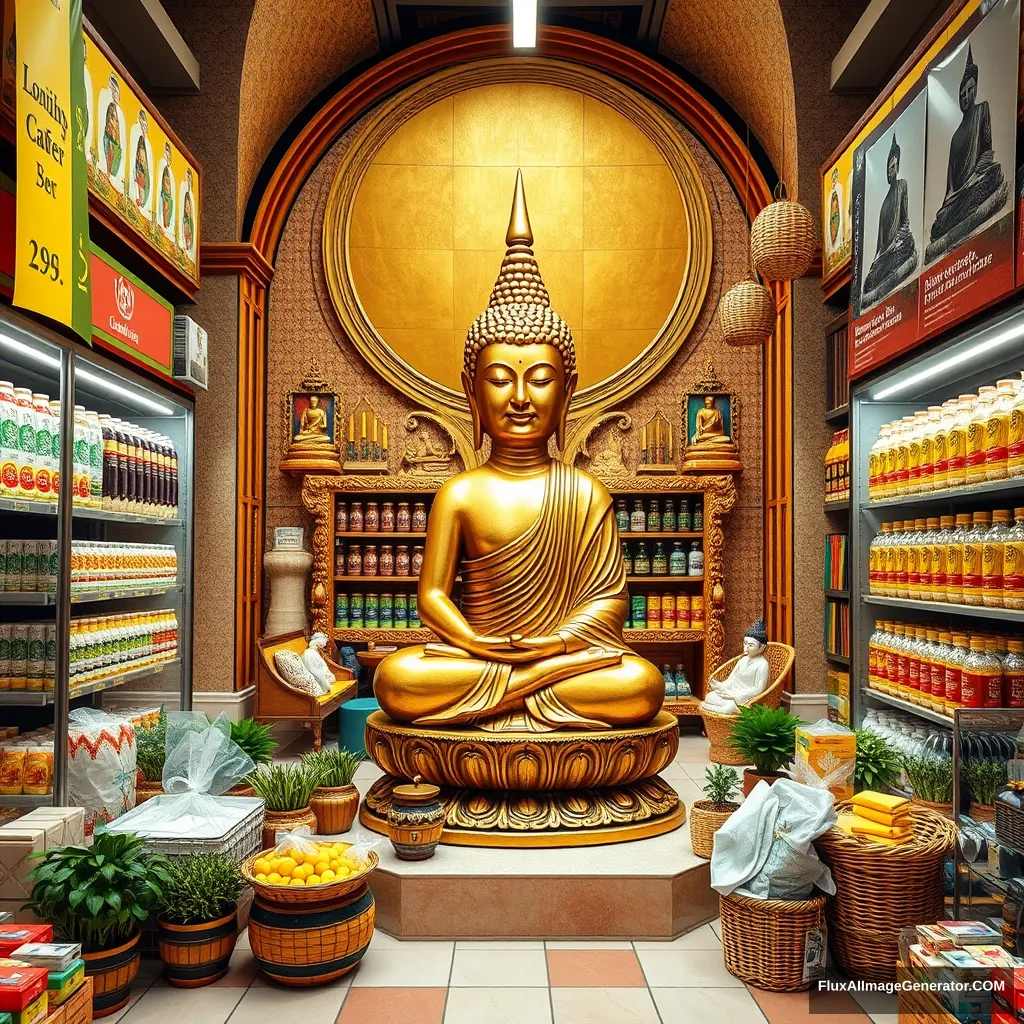 Buddha supermarket