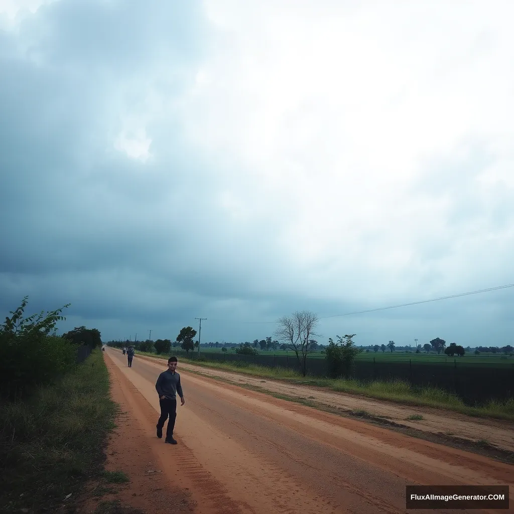 "The shooting day encountered a cloudy day." - Image