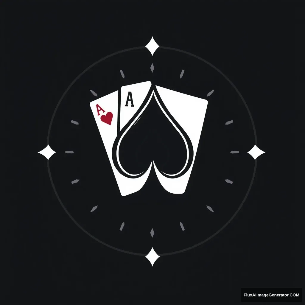 "a logo, poker. Make it simpler." - Image