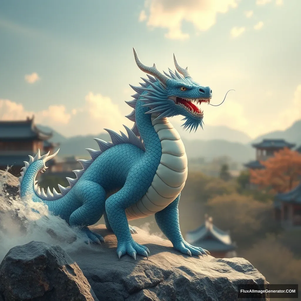 Korean real blue dragon - Image