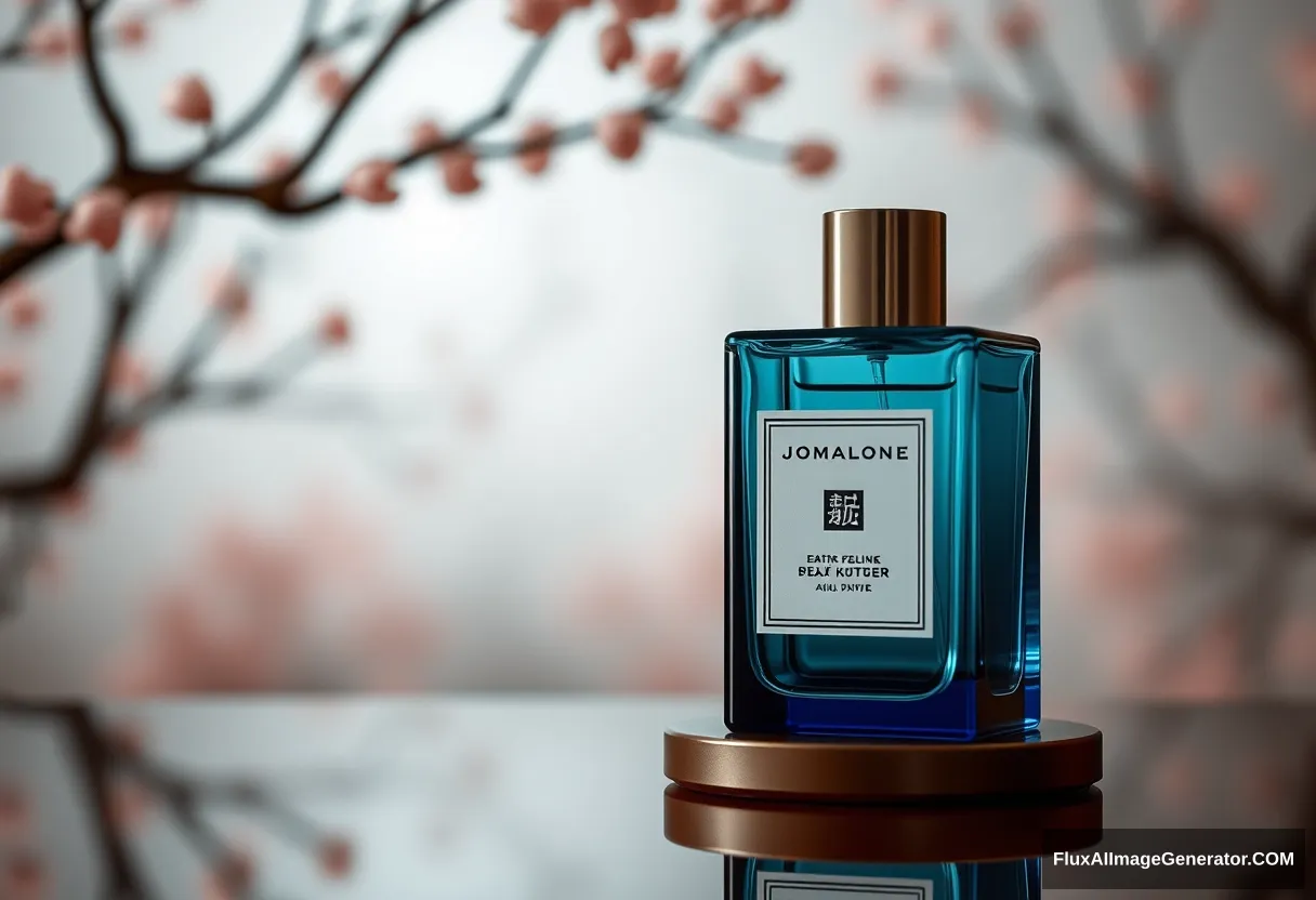 "perfume by Jomalone, Japanese background" - Image