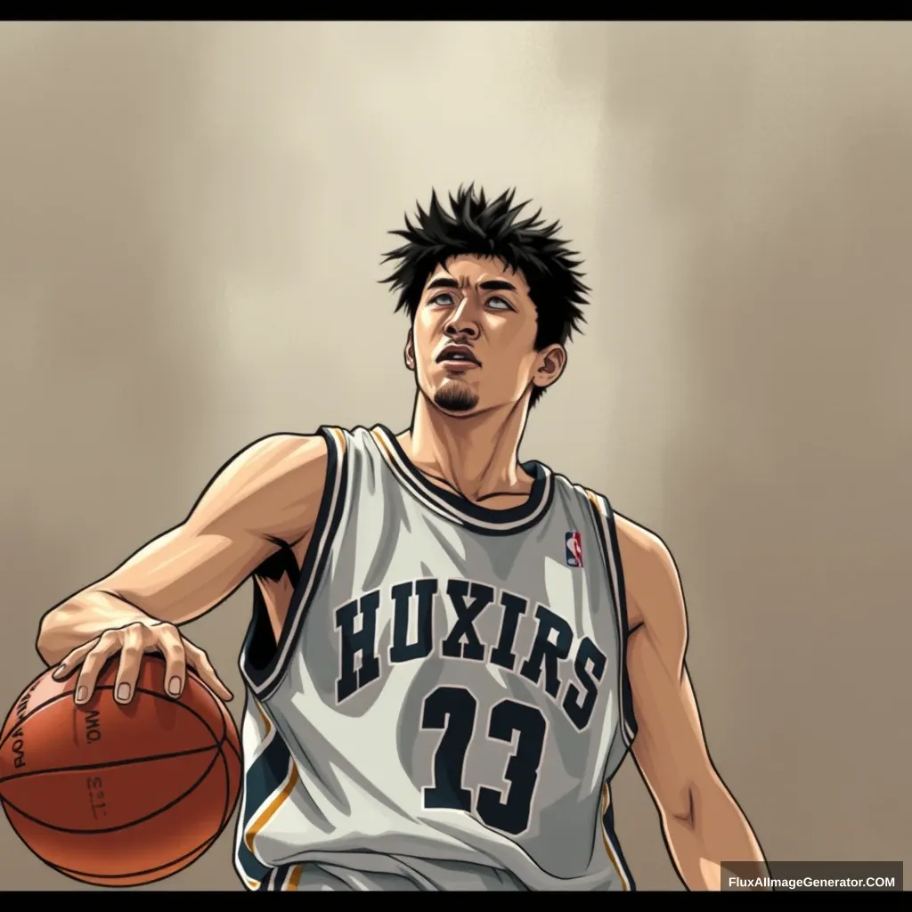 Basketball player; Takehiko Inoue style