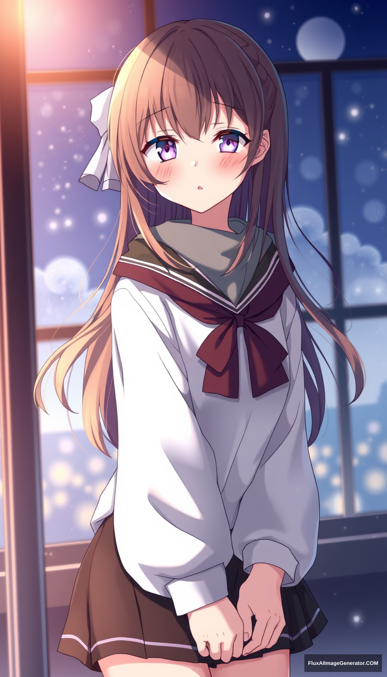 cute anime girl - Image