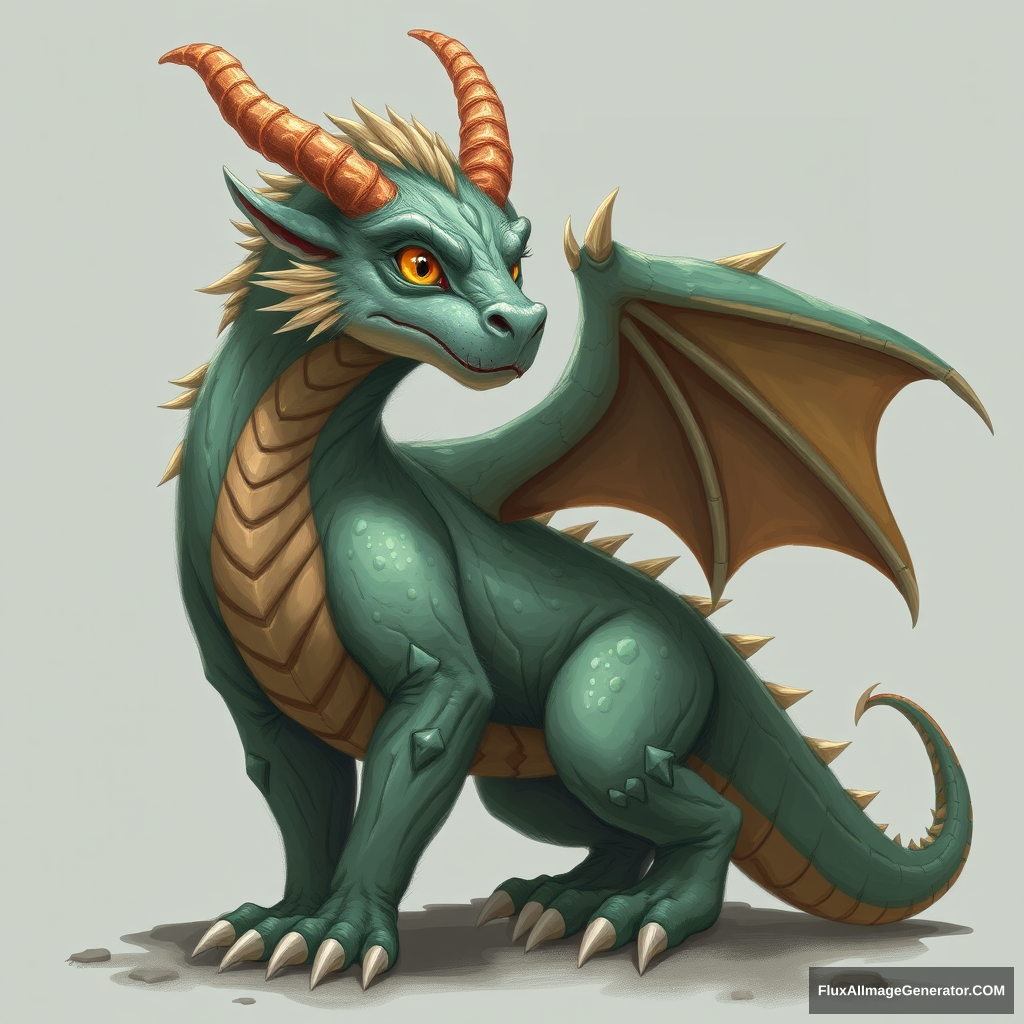 furry, dragon