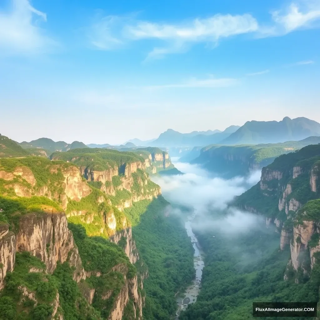 Mount Wuyi Grand Canyon in China - Image