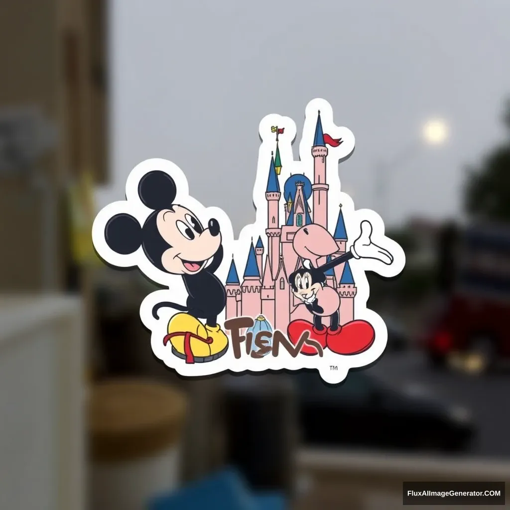 3D Disney sticker - Image