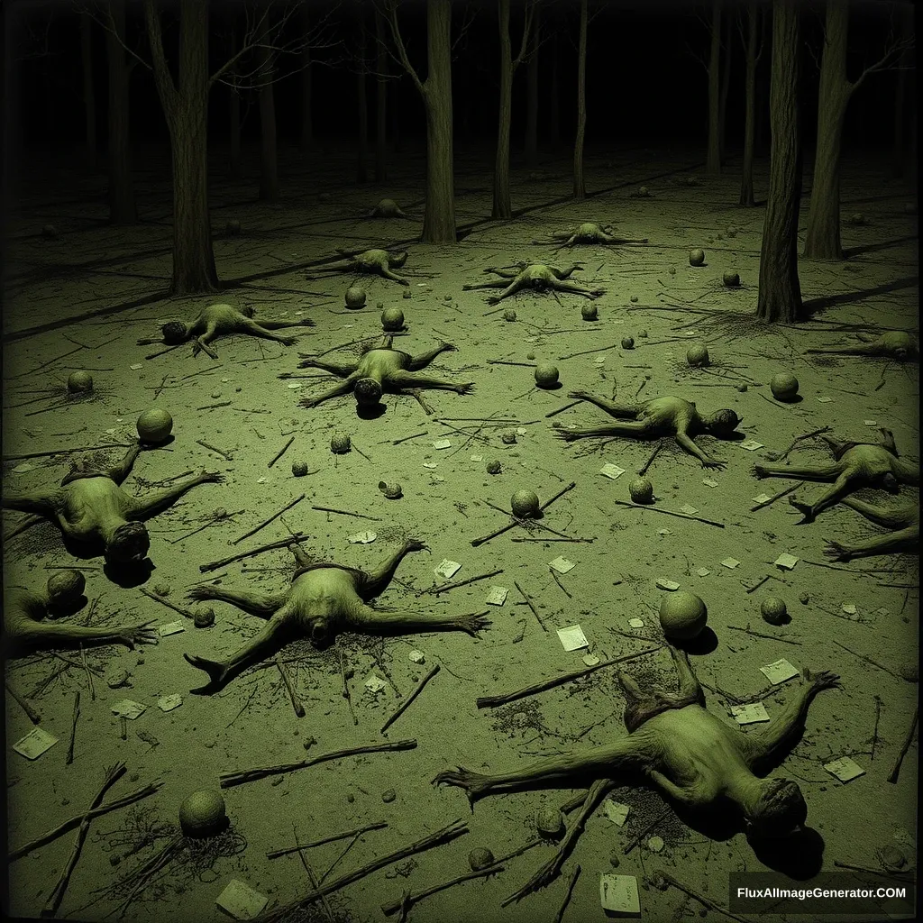 Dead scattered - Image