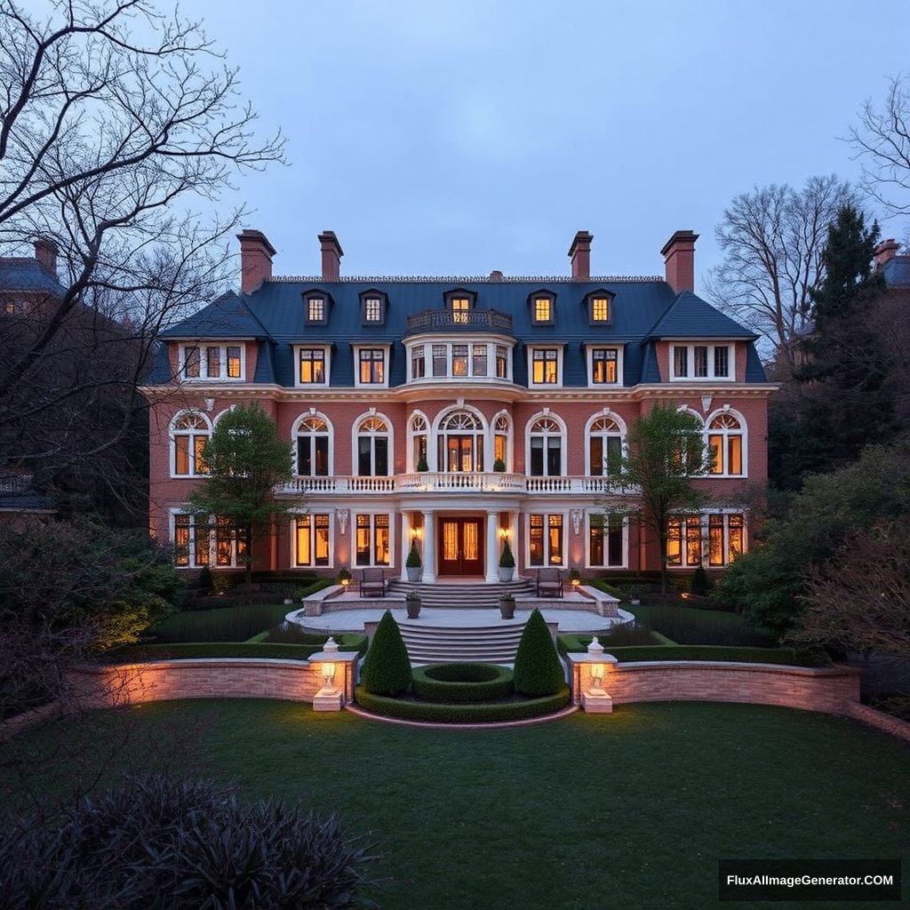 Primary Residence (View From Very Far Front House):

Location: Upper East Side, New York City

Size: 30,000 square feet, 4 stories, with a massive garden wide and long across the boundaries of houses about 200 meters each, and there are no other houses/apartments near that house.

Value: $200 million

Features:
• 10 bedrooms, 15 bathrooms
• Indoor swimming pool
• Home theater
• Private gym
• Rooftop garden and entertaining space
• Underground parking for 10 cars
• State-of-the-art security system
• Smart home technology throughout
• Private elevator
• Wine cellar with capacity for 5,000 bottles
• Art gallery showcasing rare and valuable pieces. - Image