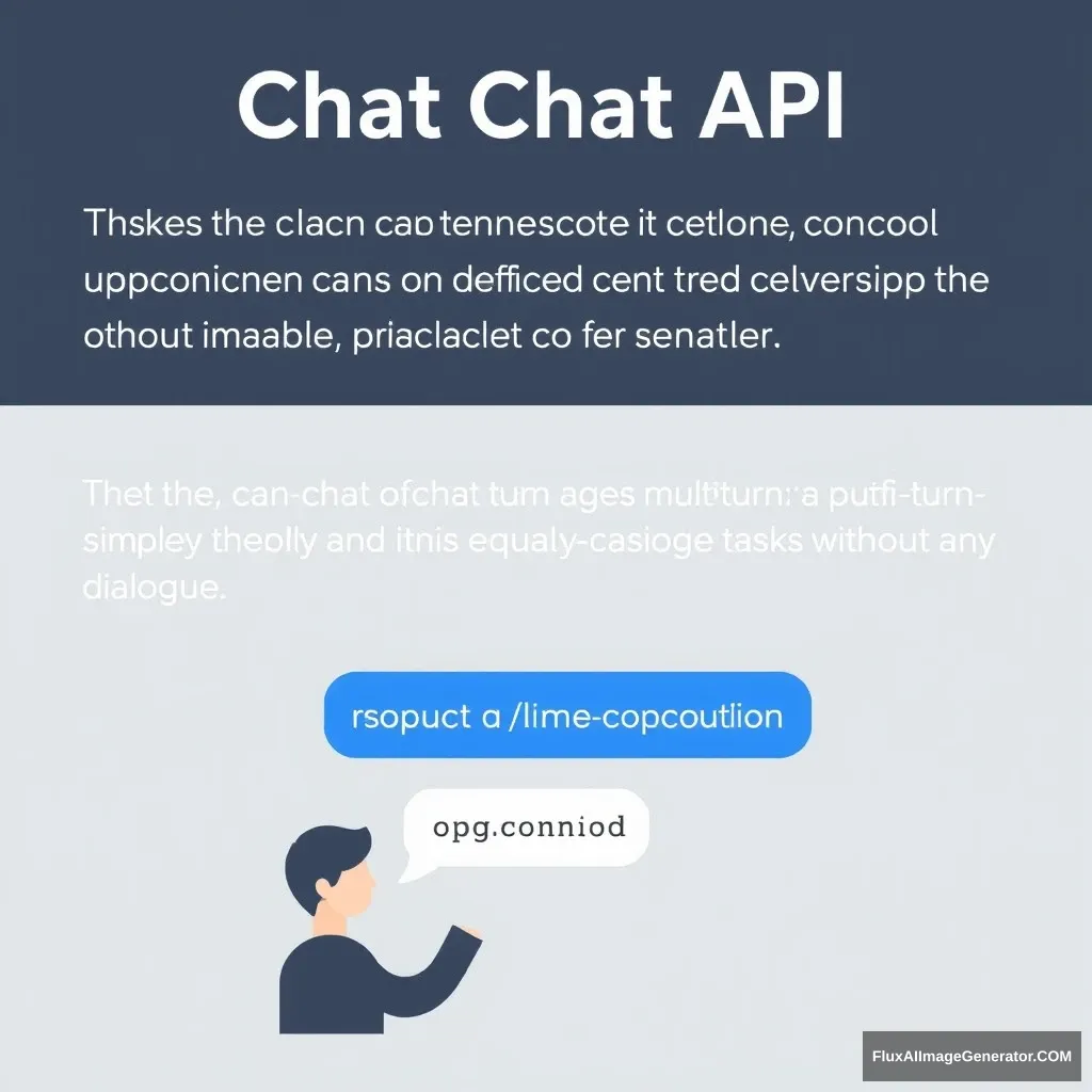 Use the Chat Chat API to implement conversation tasks, taking a list of messages as input and returning model-generated messages as output. Although the chat format is designed to make multi-turn conversations simple, it is equally applicable to single-turn tasks without any dialogue.