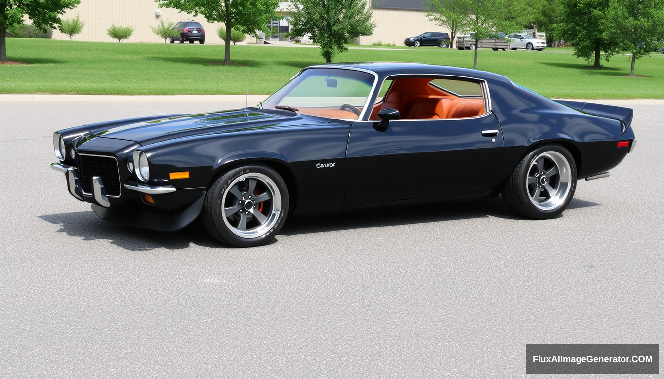 1972 Camaro with wire wheels, 4k. - Image