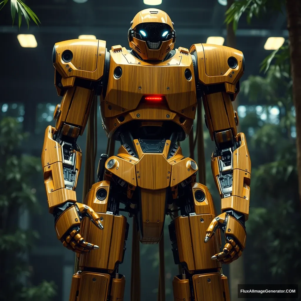 High definition, large bamboo robot - Image