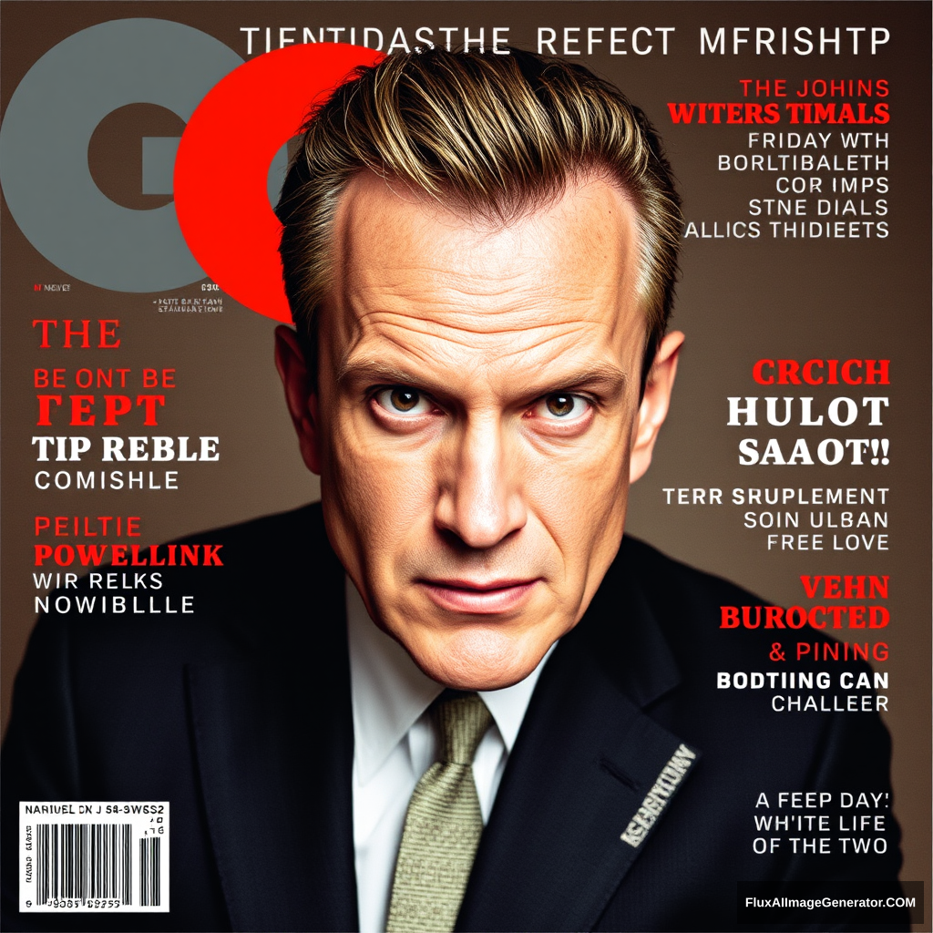 GQ magazine front cover - Image