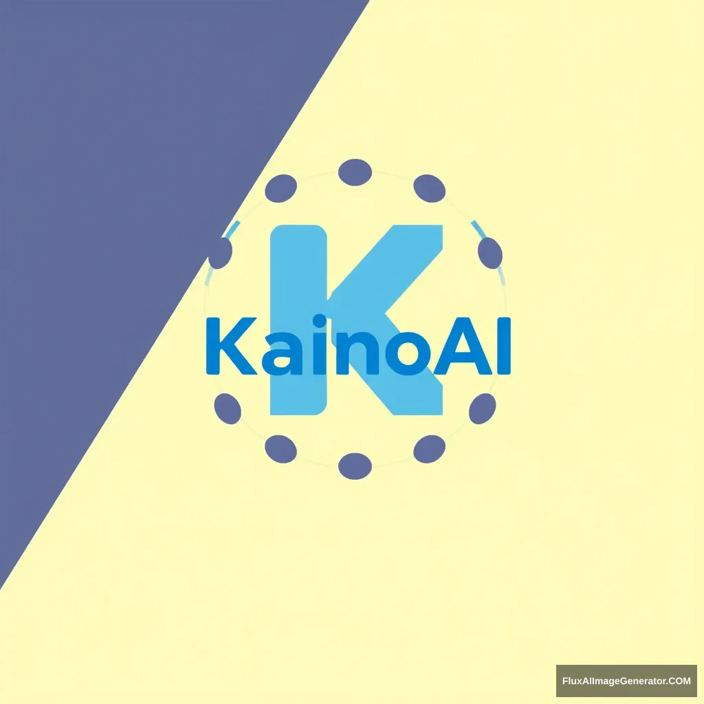 A technology logo with blue words "KainoAI" for a Singapore-based company.