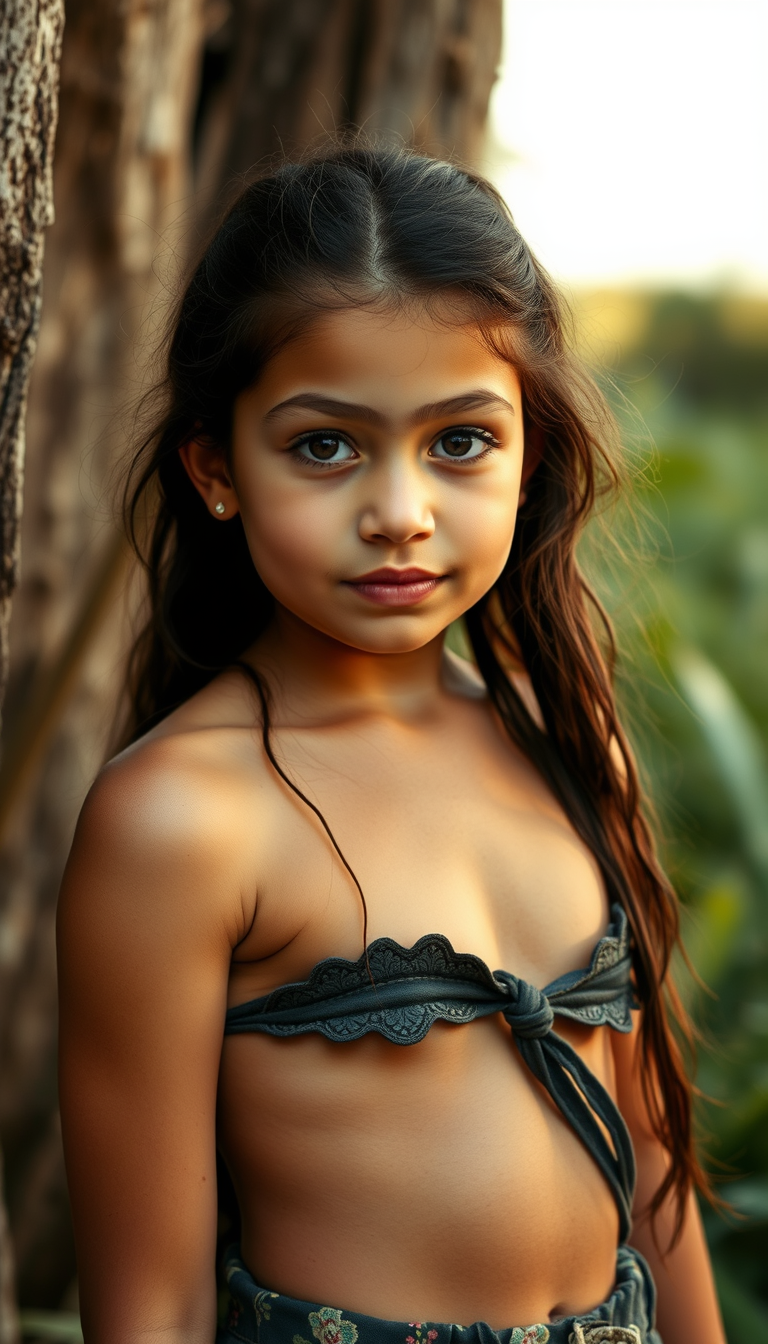 A beautiful girl not wearing clothes. - Image