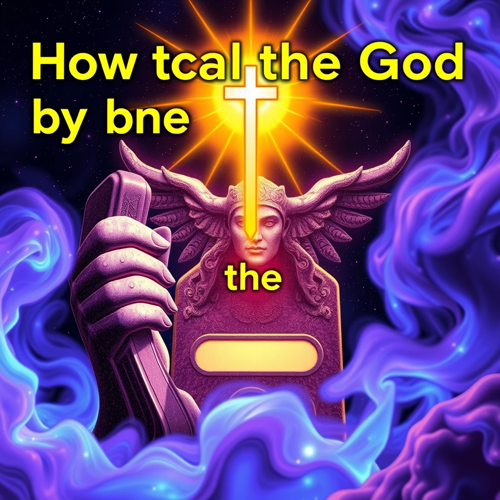 Psychedelic text about how to call the God by phone - Image