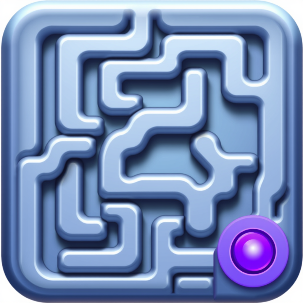 Create an icon for maze puzzle game. - Image