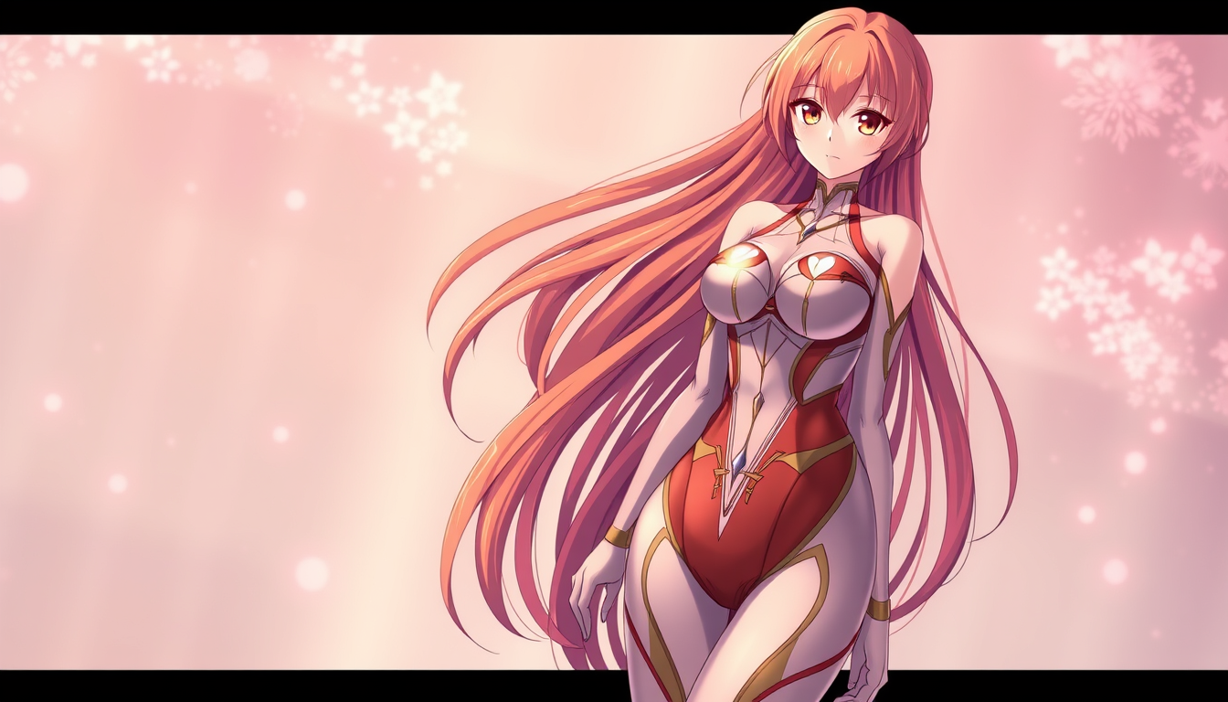 Anime art of a motherly Orihime, body suit, long hair, natural reflective, detailed body, standing, wallpaper anime background, stunning details, anime artwork, illustration quality.