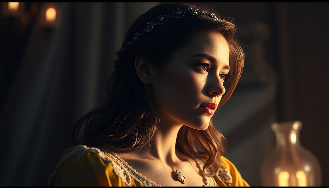 Isabel May, beautiful light, octane:4, hdr10, 16k --ar 16:9 --stylize 750 --v 6.1