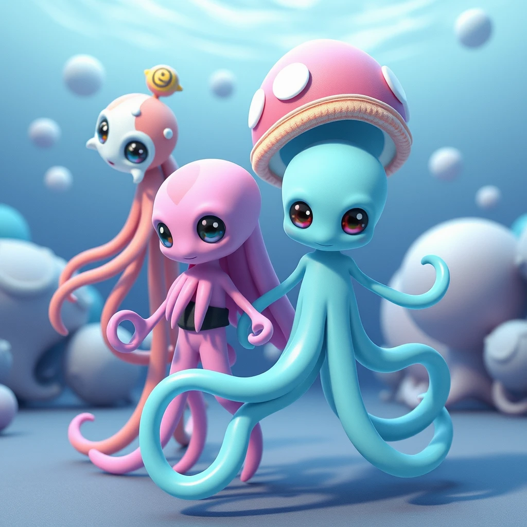 generate 3d anime of squid game characters - Image