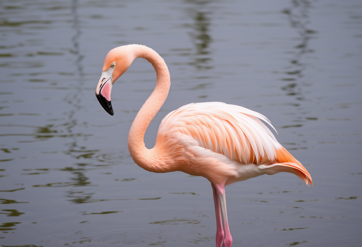 A flamingo bird - Image