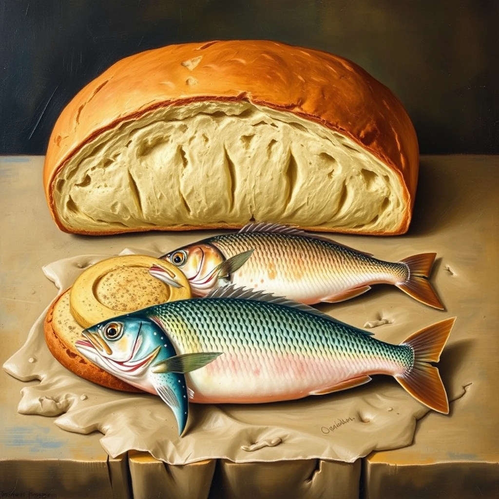 five loaves and two fish - Image