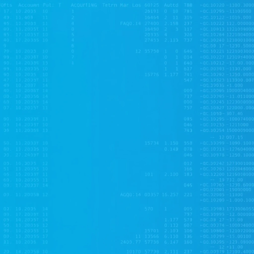 Mastery accounting data automation background has dominant blue color, make it a square image.