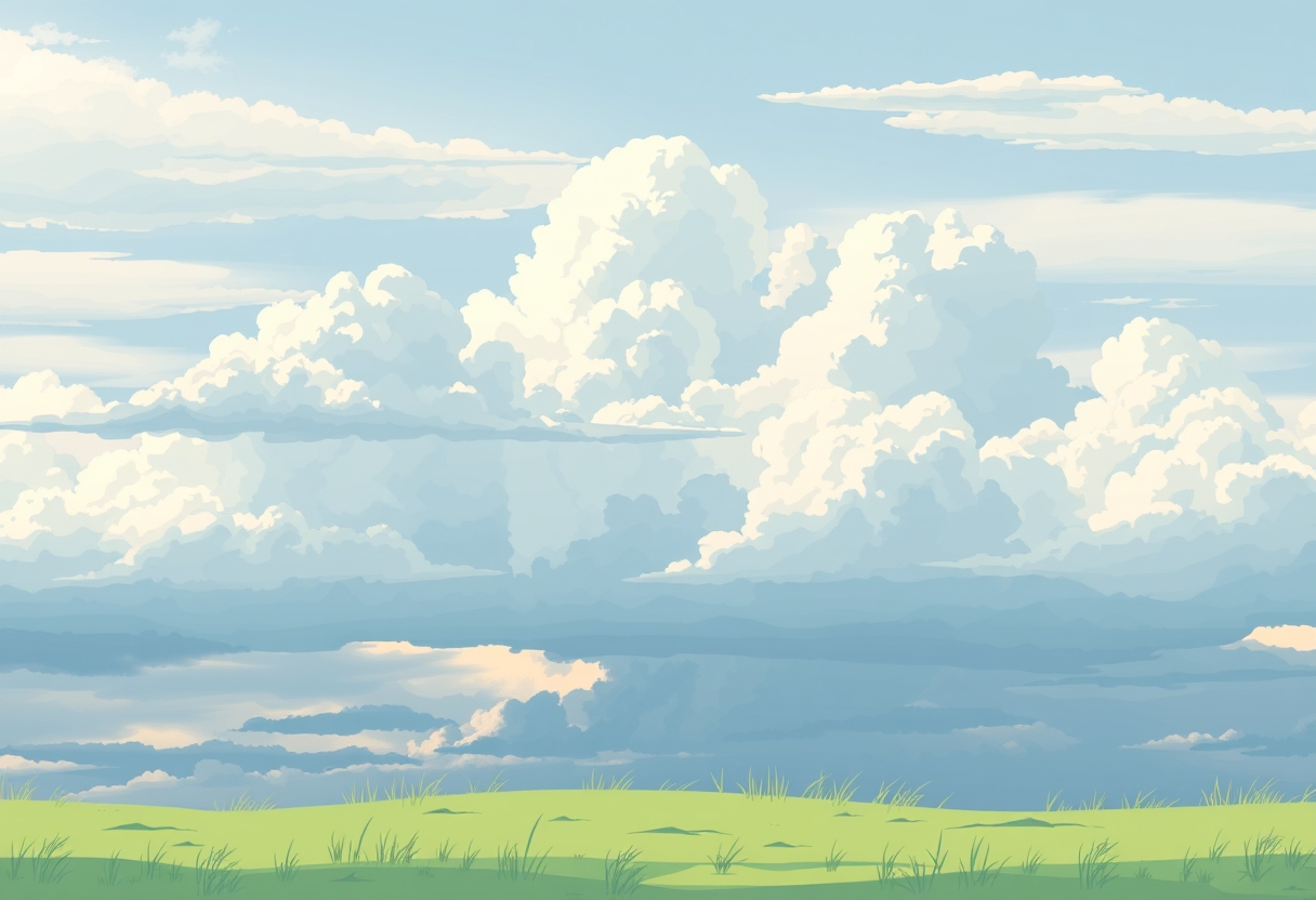 clouds, illustration