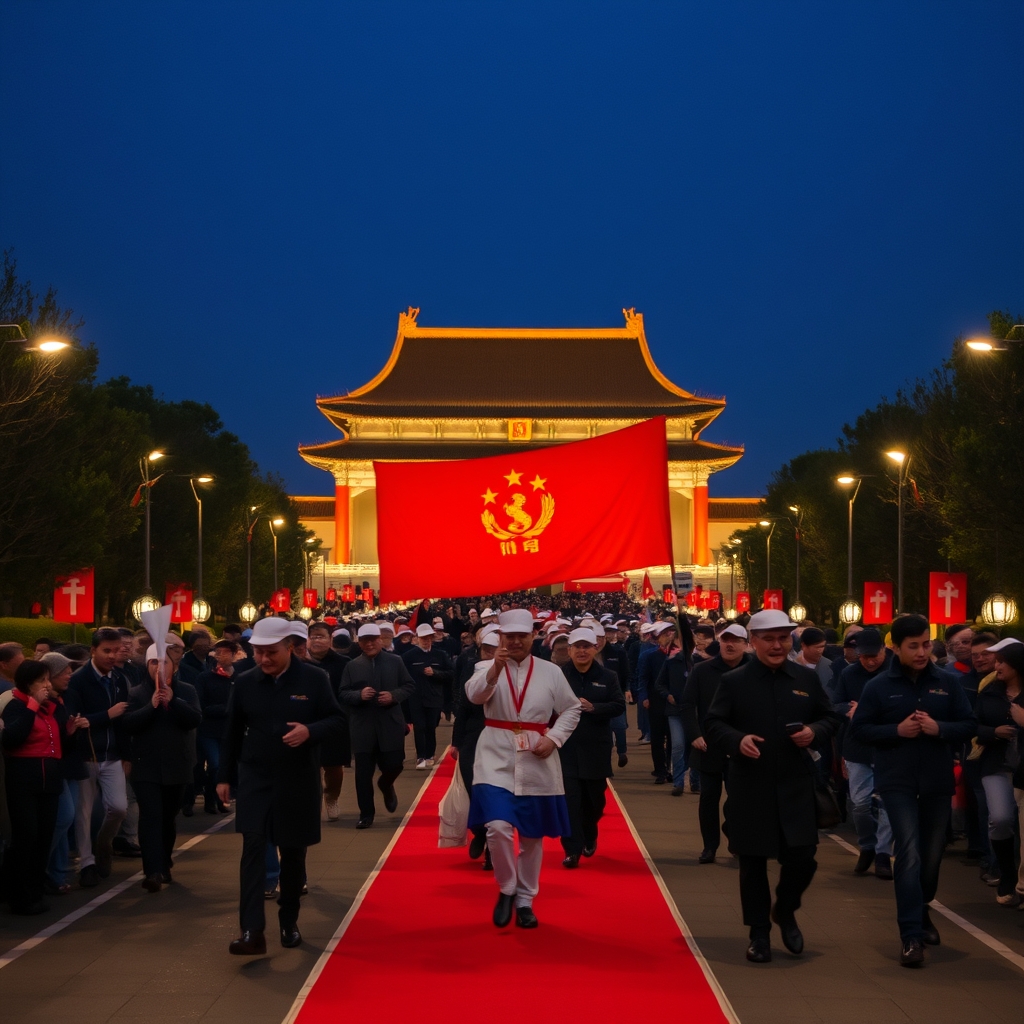 "China's version of returning to the capital after a triumphant march."