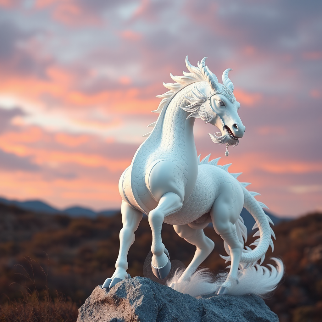 White Dragon Horse