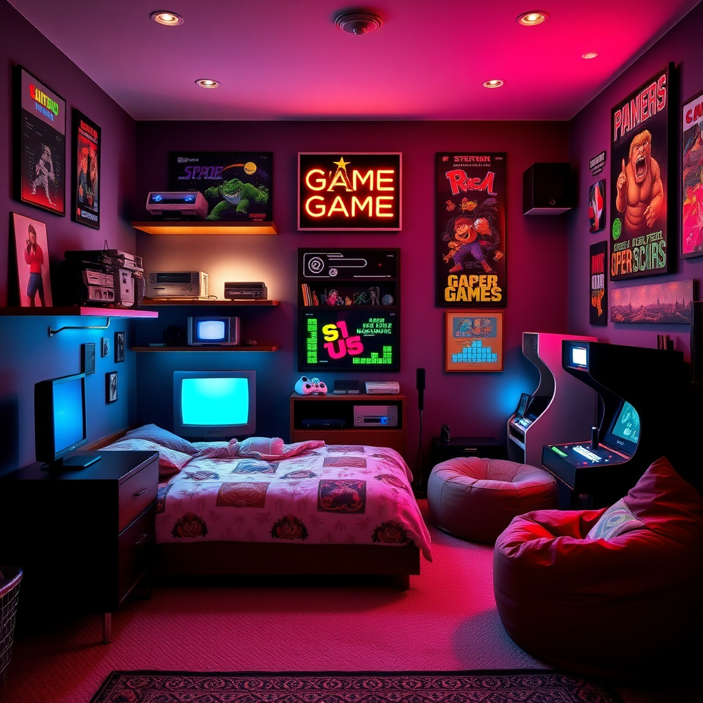 Classic Gamer retro gaming setup