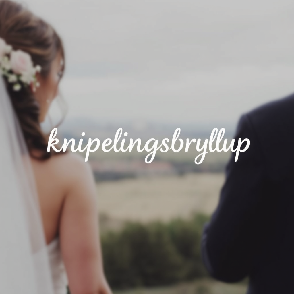 Image about a wedding with "kniplingsbryllup" written on top of it. - Image