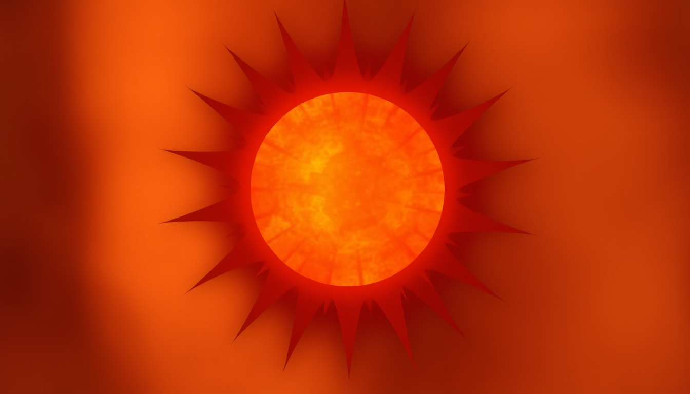 Abstract background sun - Image